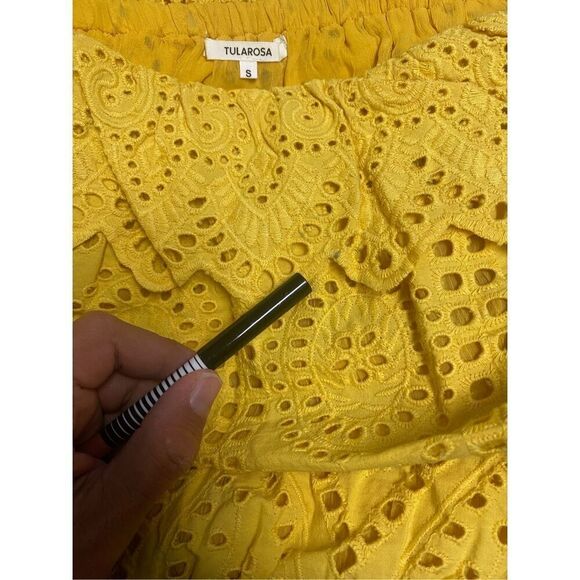 Tularosa Jordina Romper in Cardinal Yellow Size Small‎ NWT (READ) 4-4 - Picture 7 of 8
